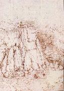 A rock gorge LEONARDO da Vinci